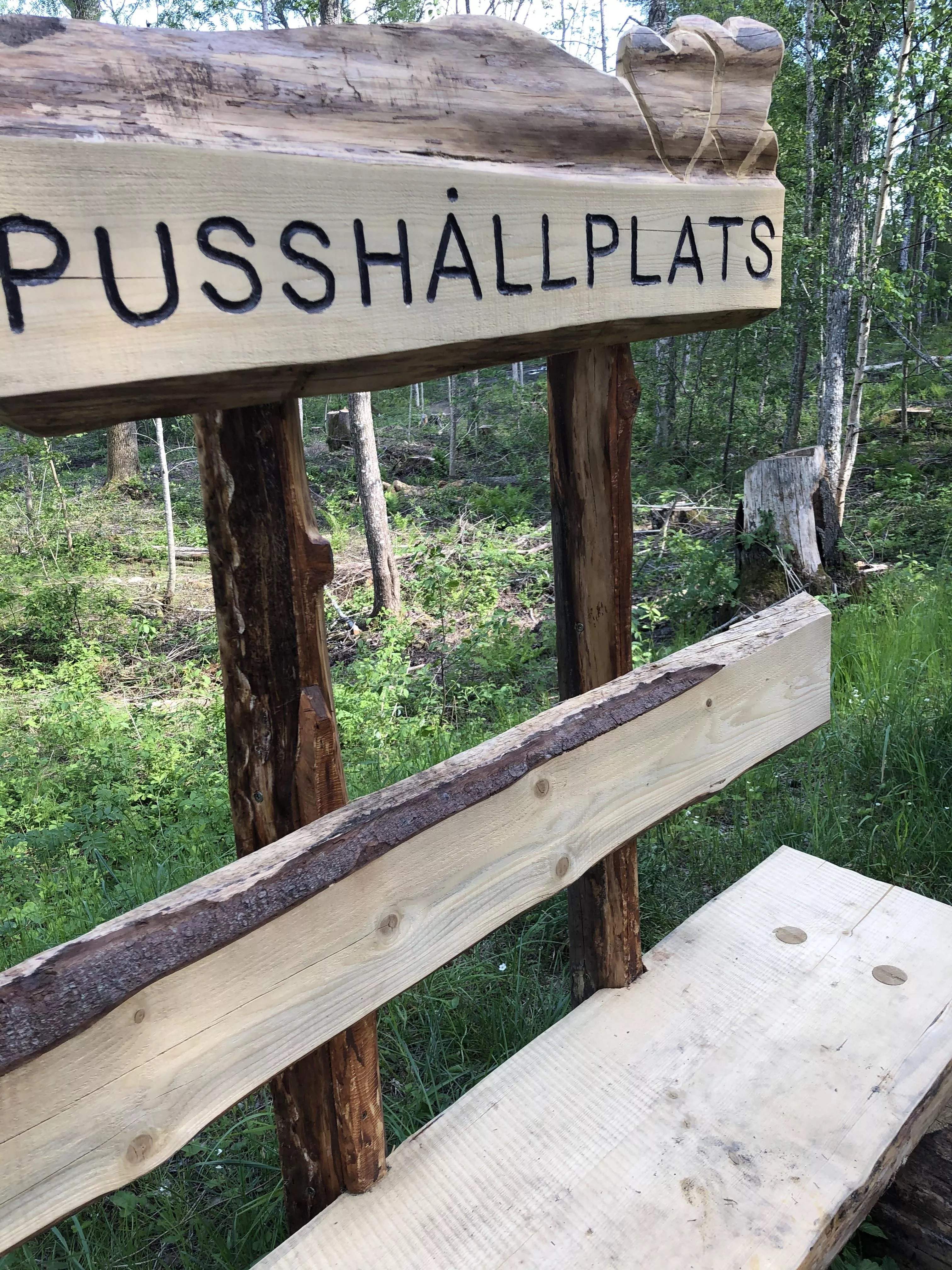 Rastbänk Gröna gången