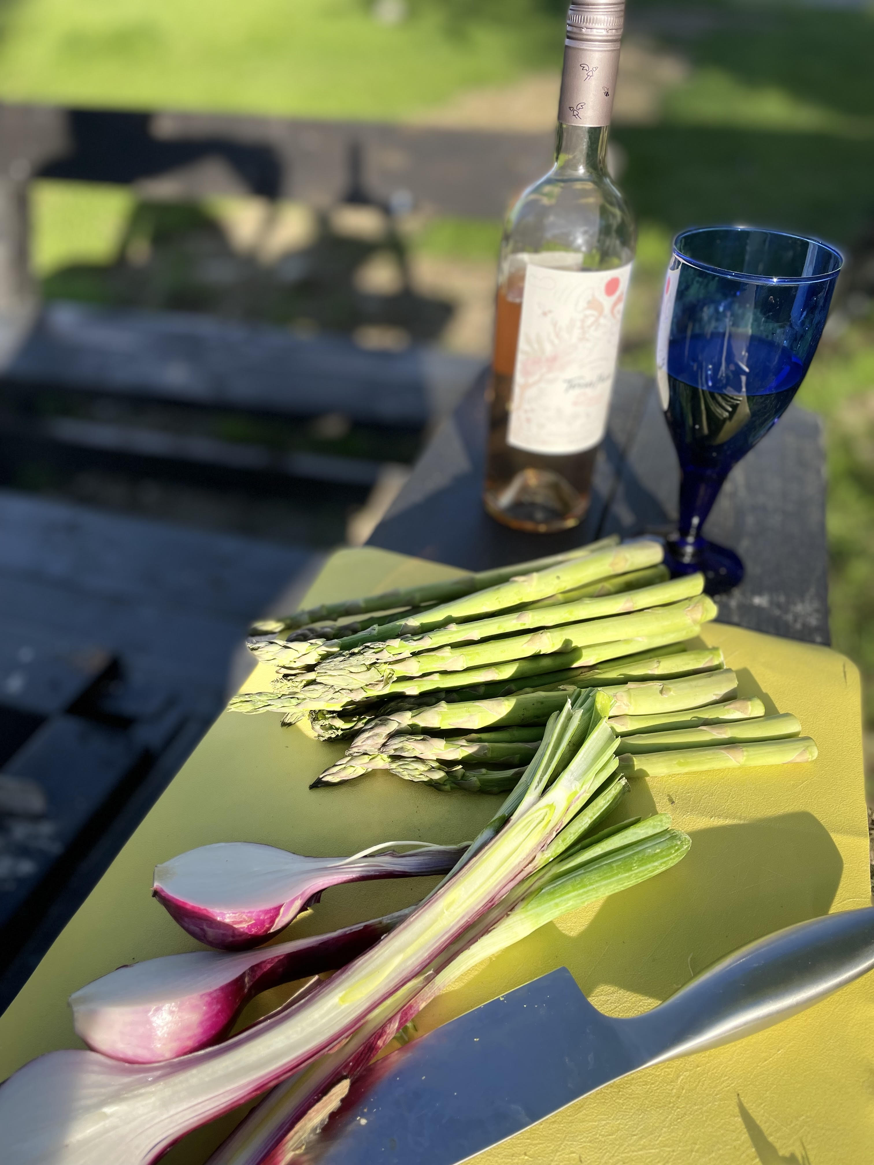 Förberedelse av grillkväll för nyanlända gäseter